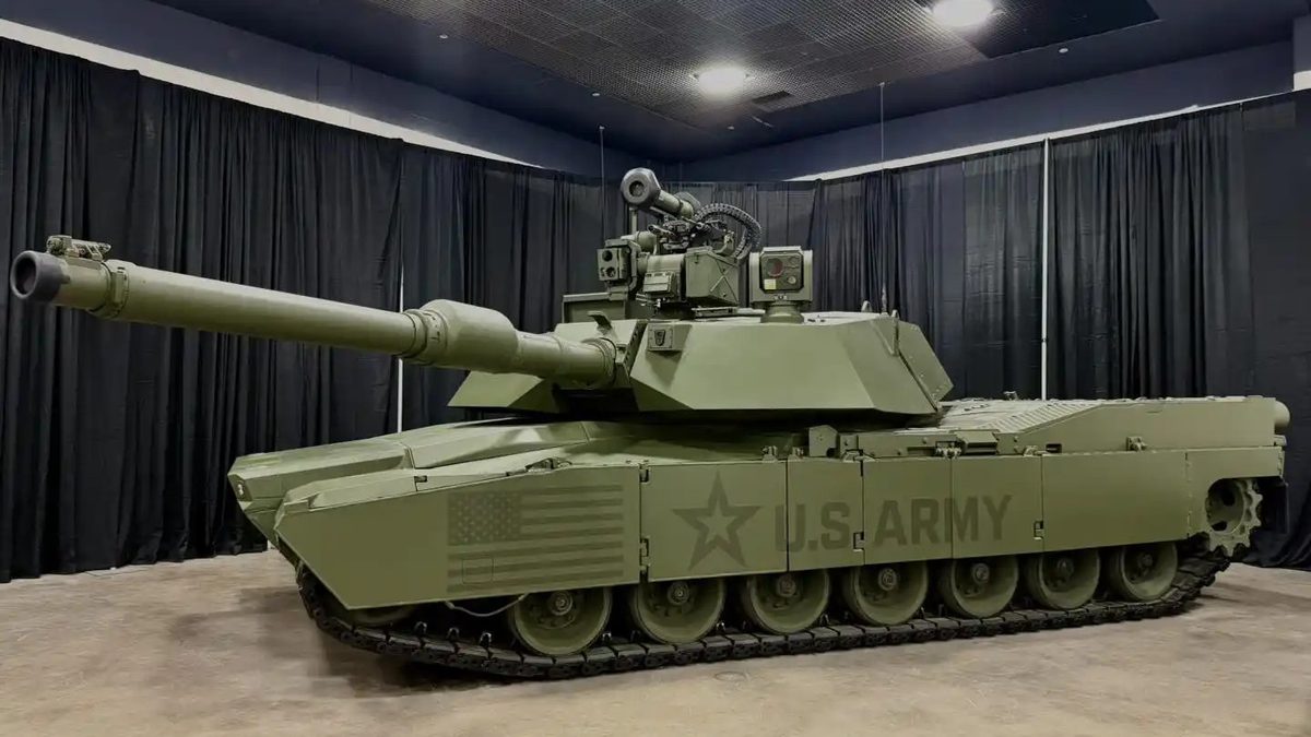 M1E3 Abrams early prototype unveiled at the North American International Auto Show, Detroit, January 2026
